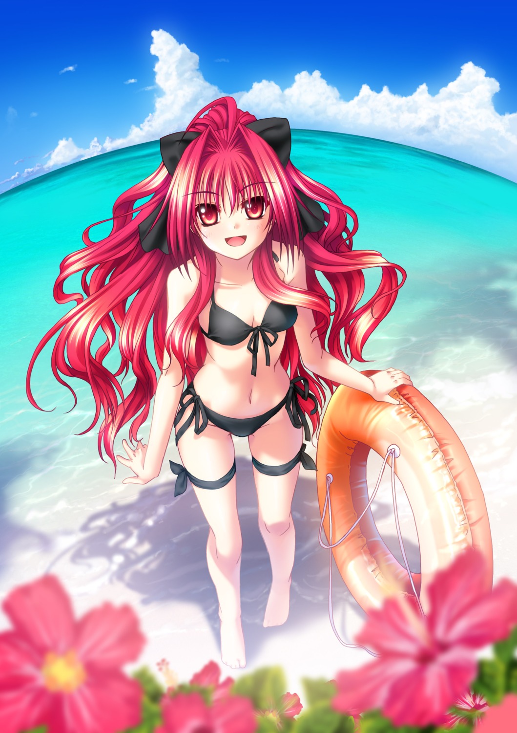 bikini corticarte_apa_lagranges garter jpeg_artifacts kannatsuki_noboru shinkyoku_soukai_polyphonica swimsuits