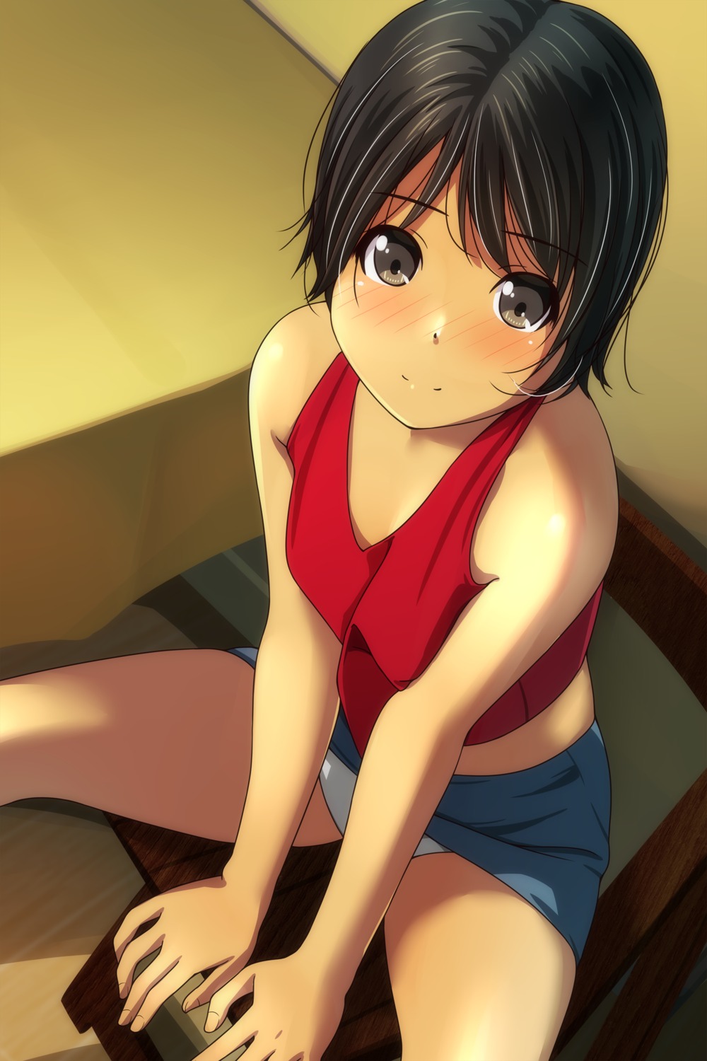 loli matsunaga_kouyou pantsu skirt_lift