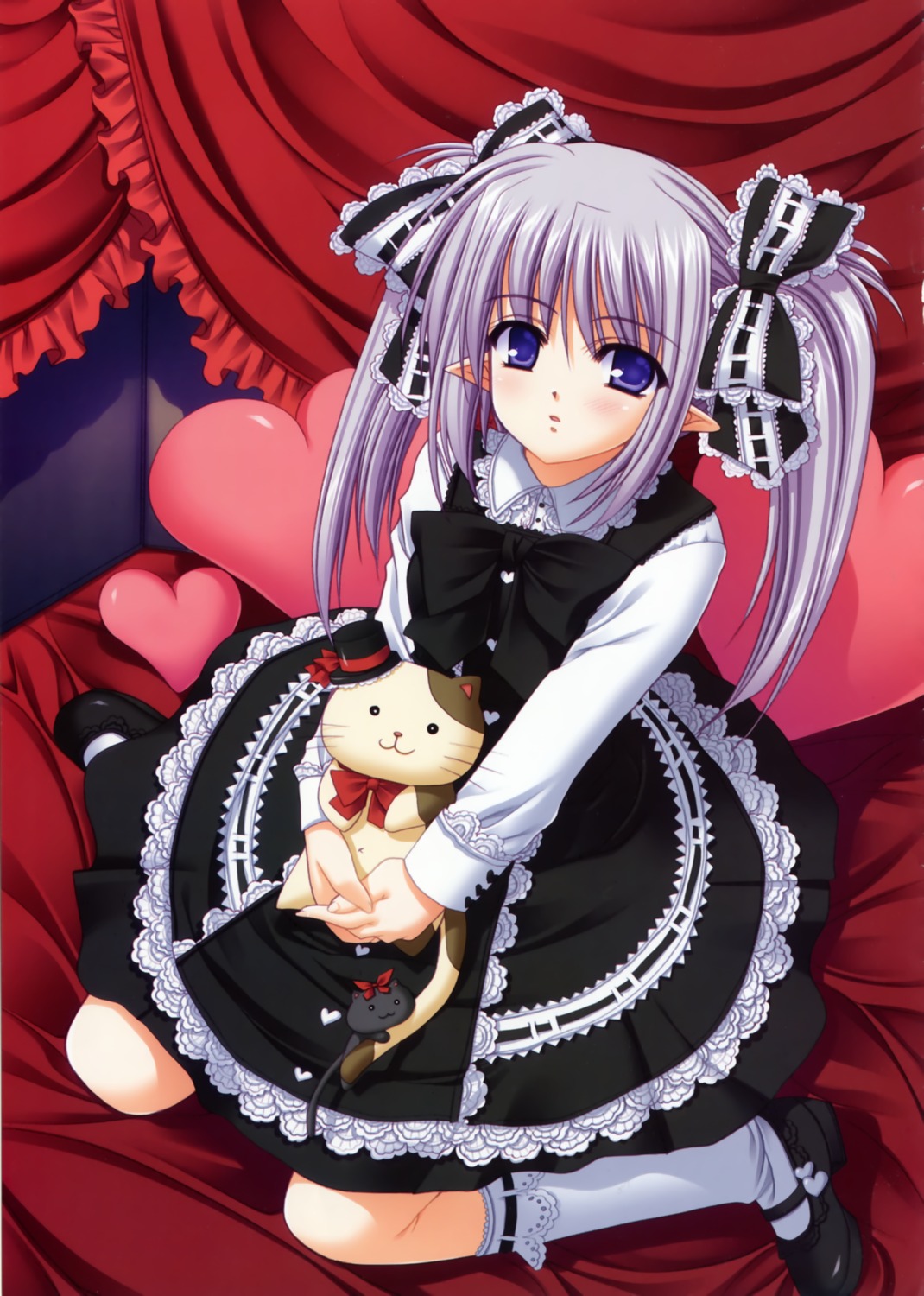 dress gothic_lolita lolita_fashion nishimata_aoi pointy_ears primula shuffle