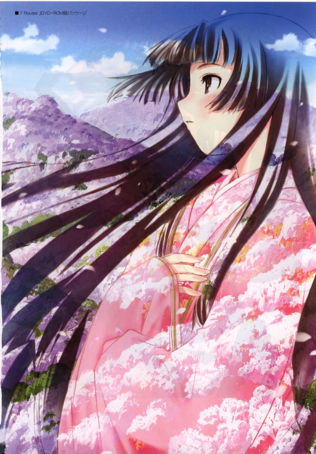 bleed_through kawata_hisashi kimono routes sakuya_(routes)