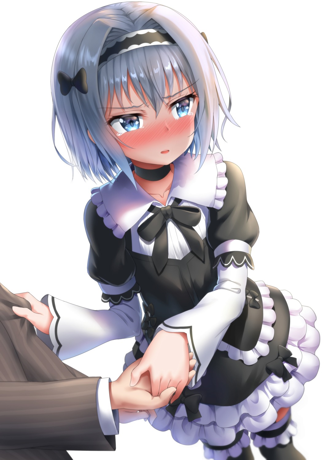 nedia_r ryuuou_no_oshigoto! sora_ginko thighhighs