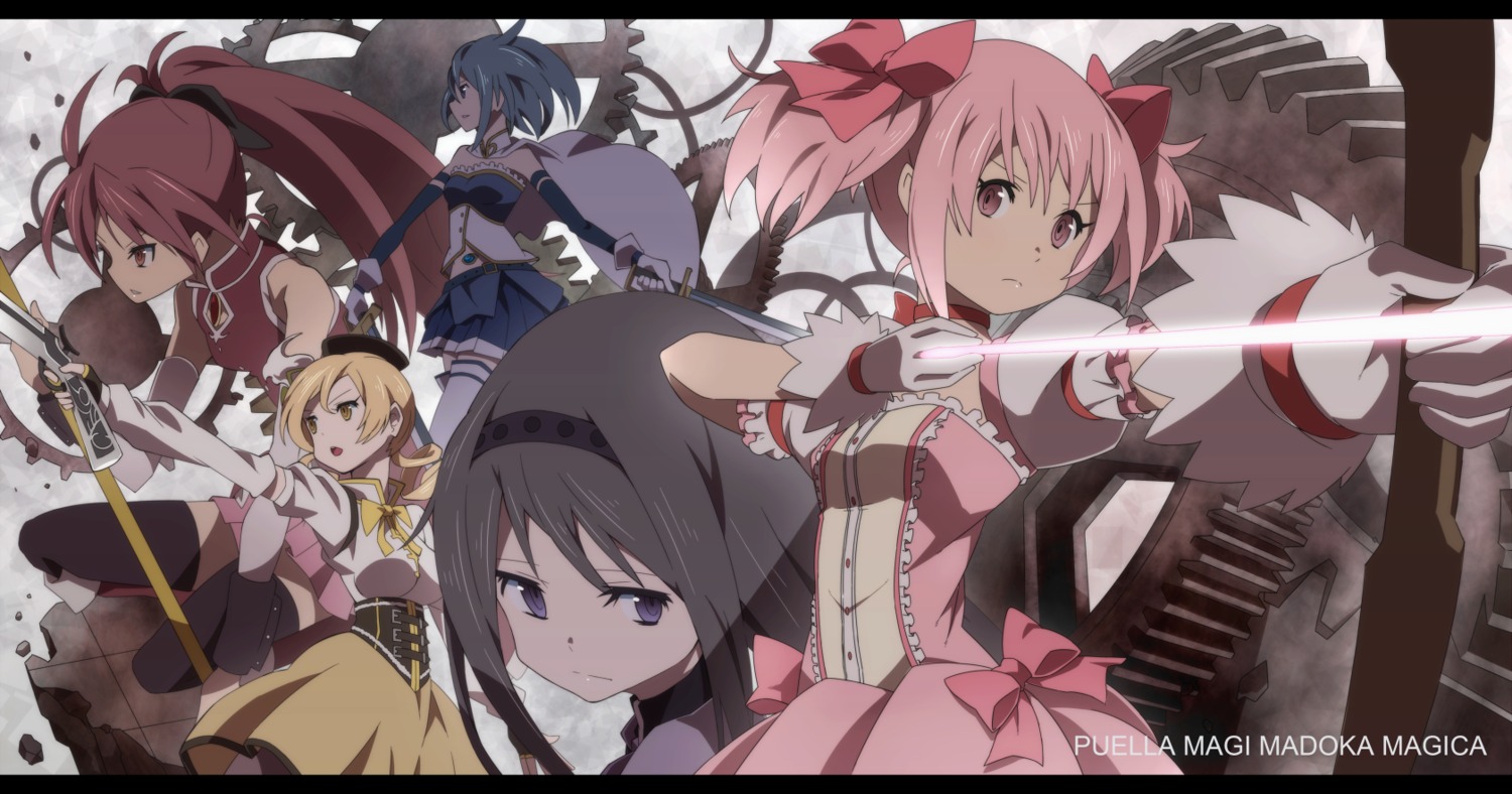 akemi_homura hajime-ill-1st kaname_madoka miki_sayaka puella_magi_madoka_magica sakura_kyouko tomoe_mami