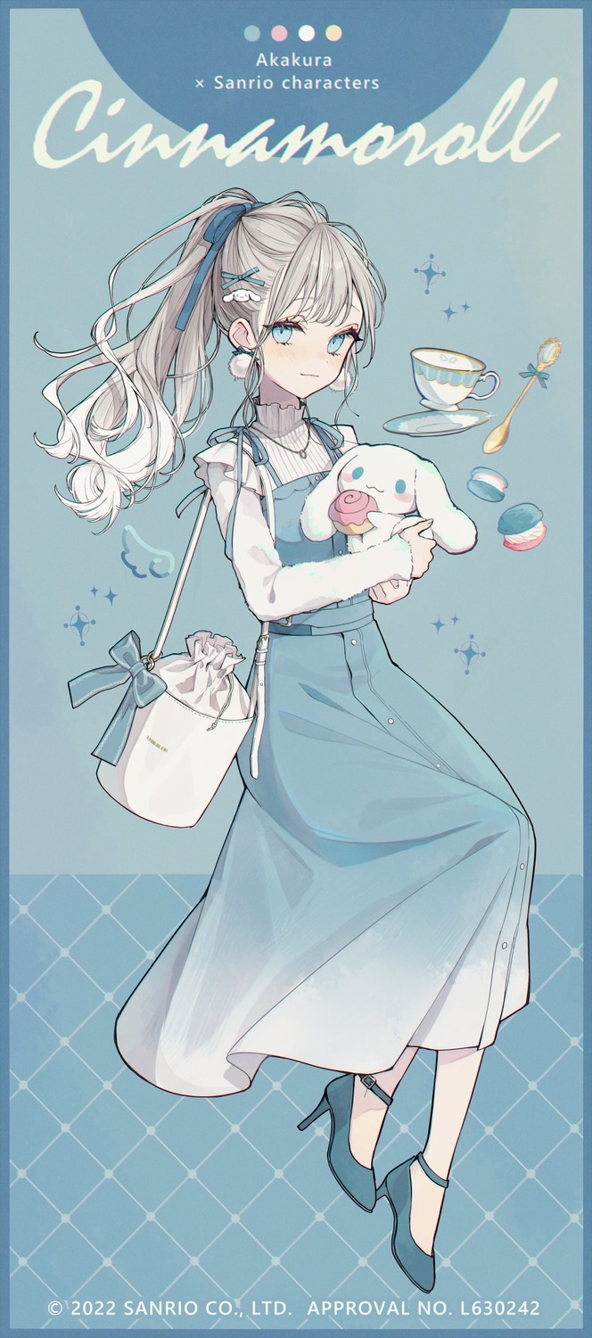 akakura cinnamoroll crossover dress heels sanrio