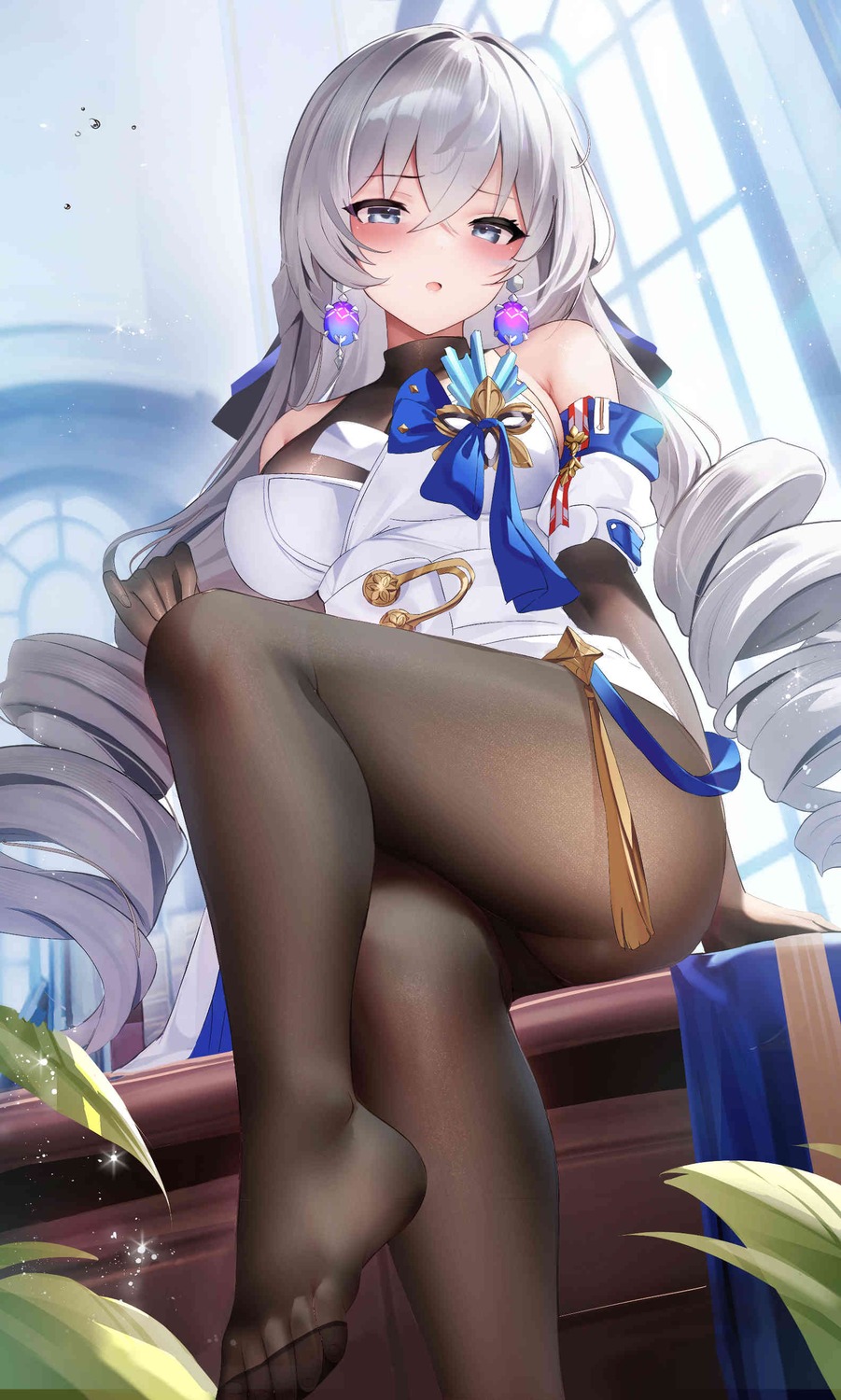 bronya_rand fantongjun honkai:_star_rail pantyhose uniform