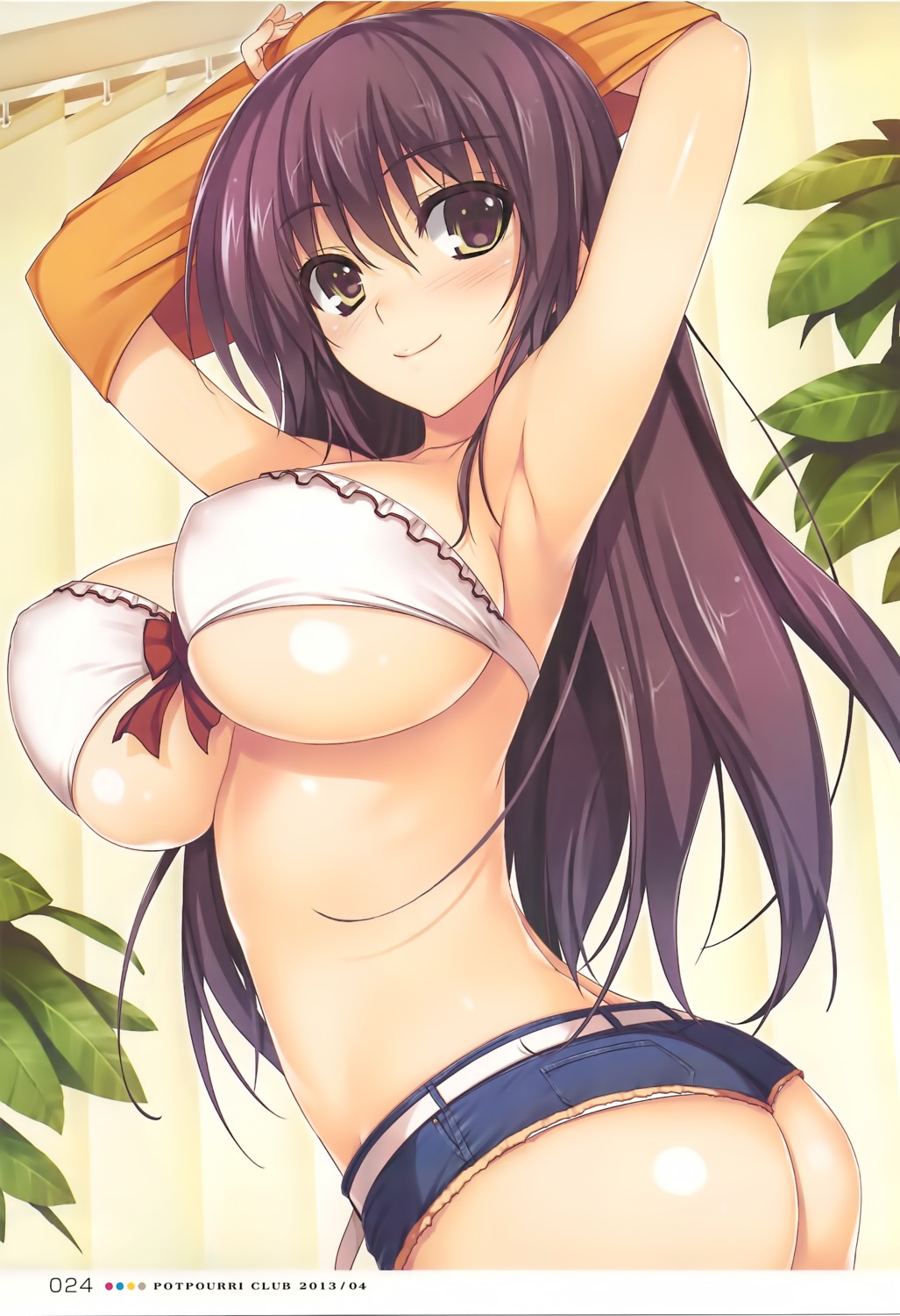 ass bikini_top erect_nipples swimsuits tomose_shunsaku underboob