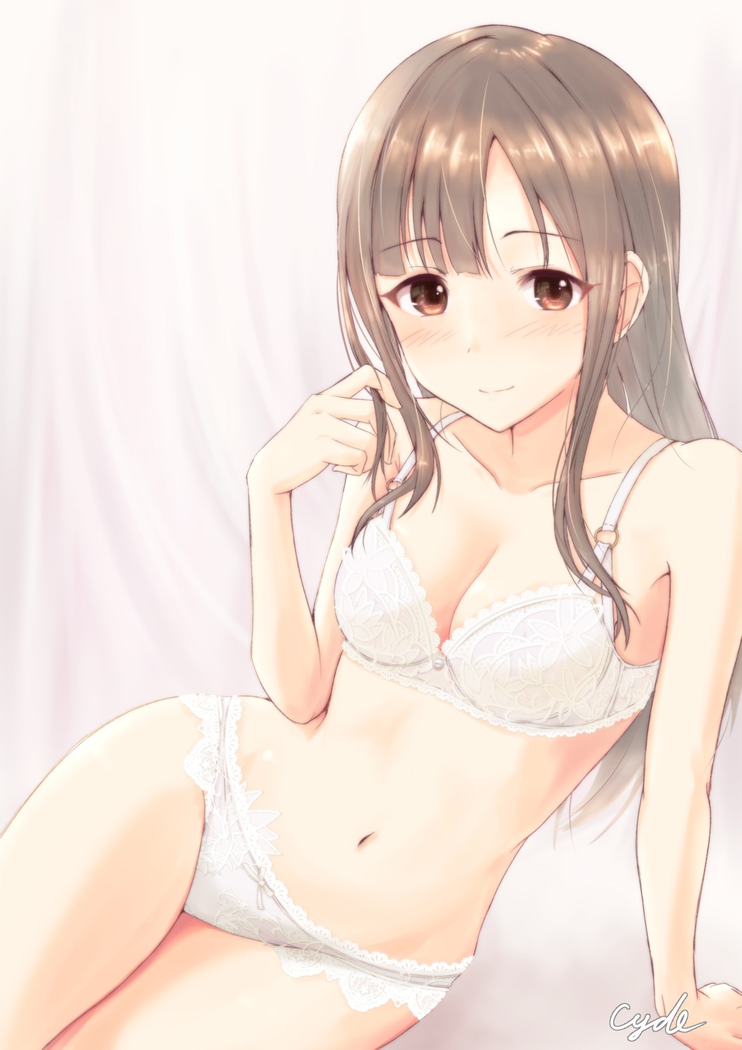 bra cleavage cyde mizumoto_yukari pantsu the_idolm@ster the_idolm@ster_cinderella_girls