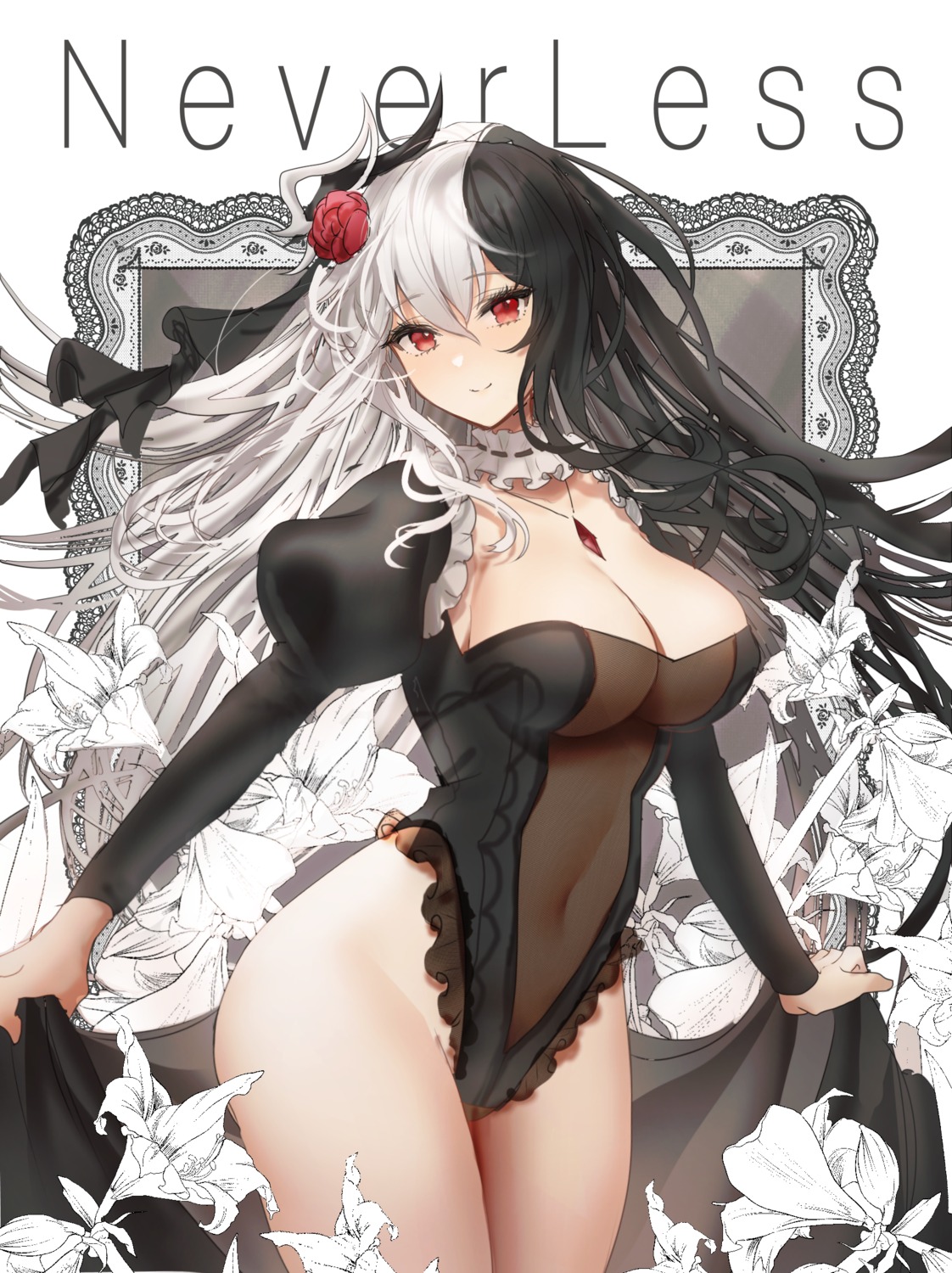 inubuta leotard less_(neverless) no_bra see_through