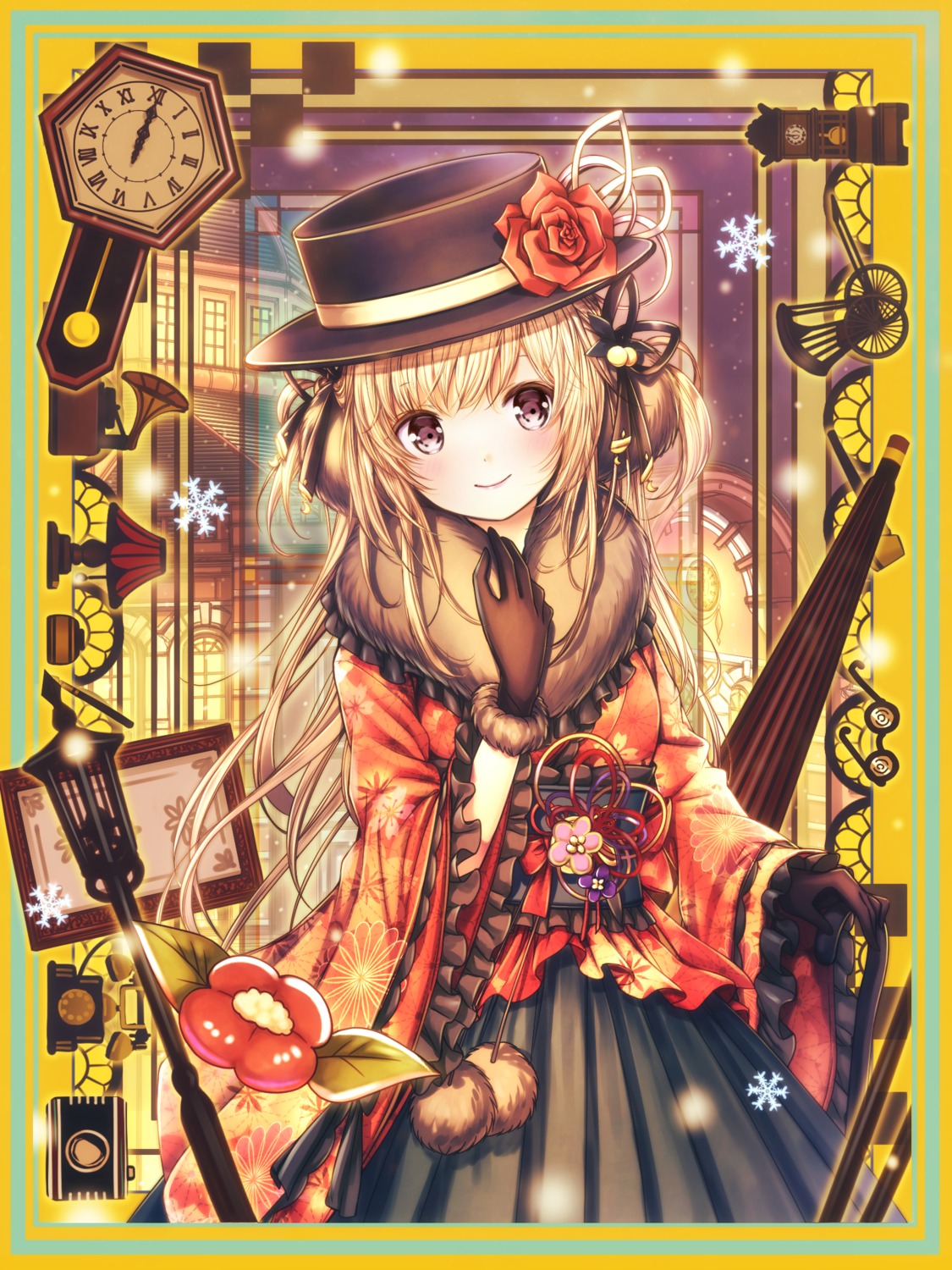 breast_hold catbell lolita_fashion umbrella wa_lolita