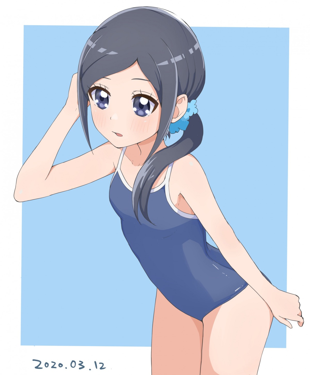 aizawa_zawapo healin'_good_precure loli pretty_cure sawaizumi_chiyu school_swimsuit swimsuits