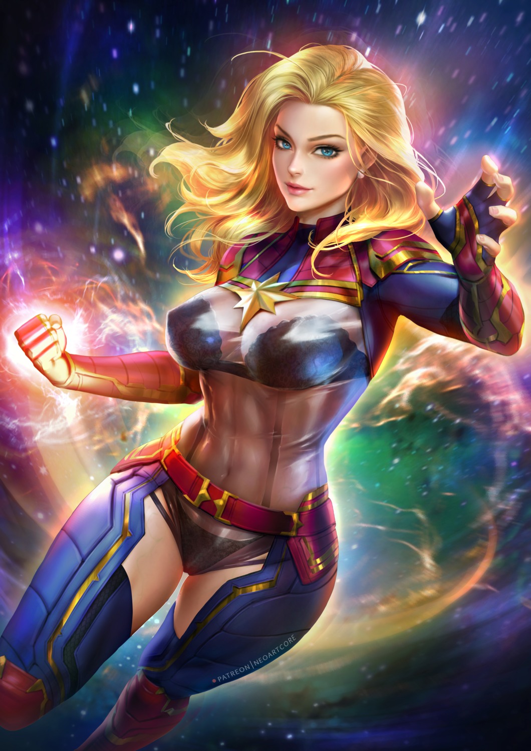 bra captain_marvel marvel nudtawut_thongmai pantsu see_through