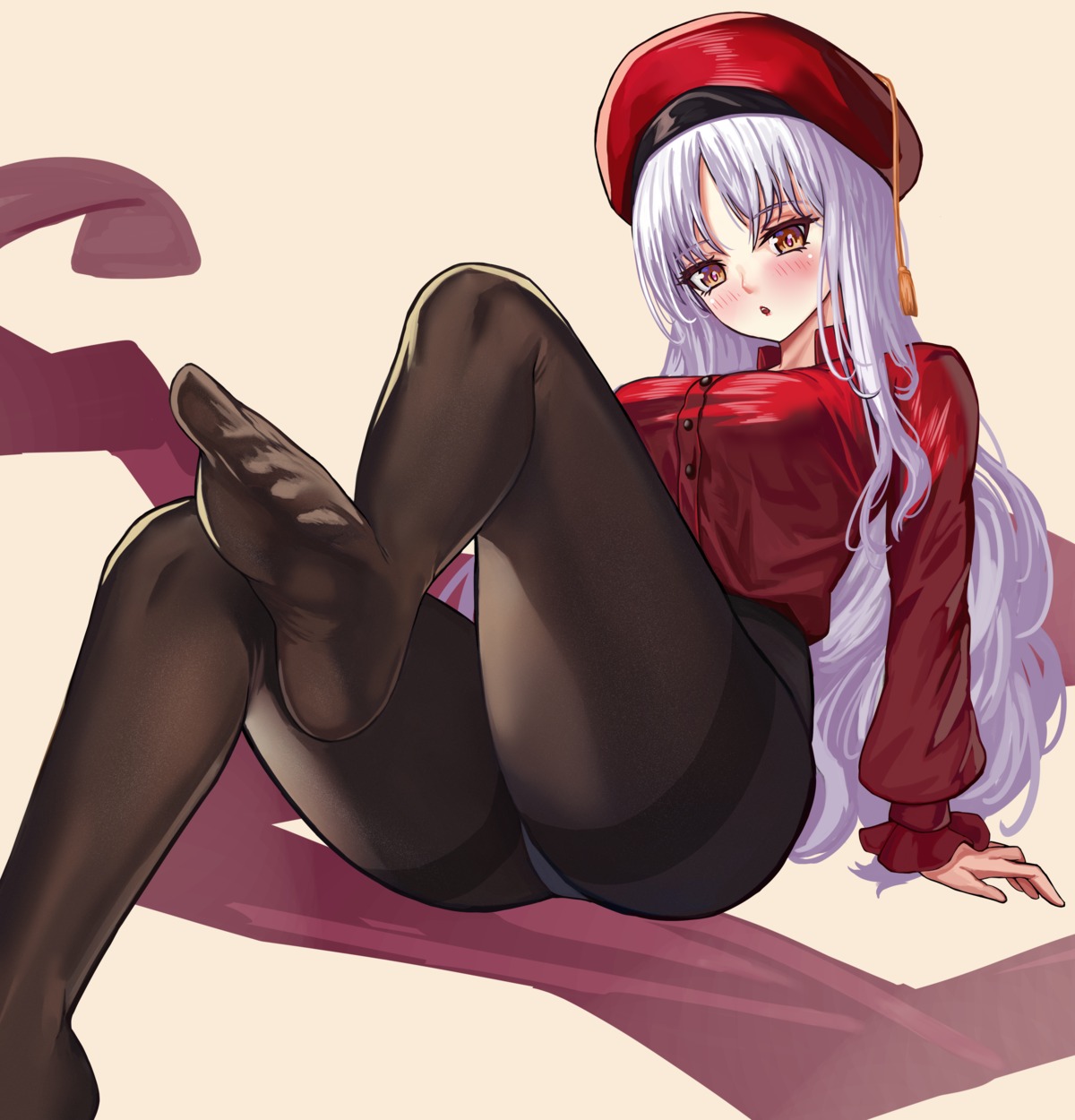 caren_hortensia fate/grand_order feet loooyd pantsu pantyhose thong