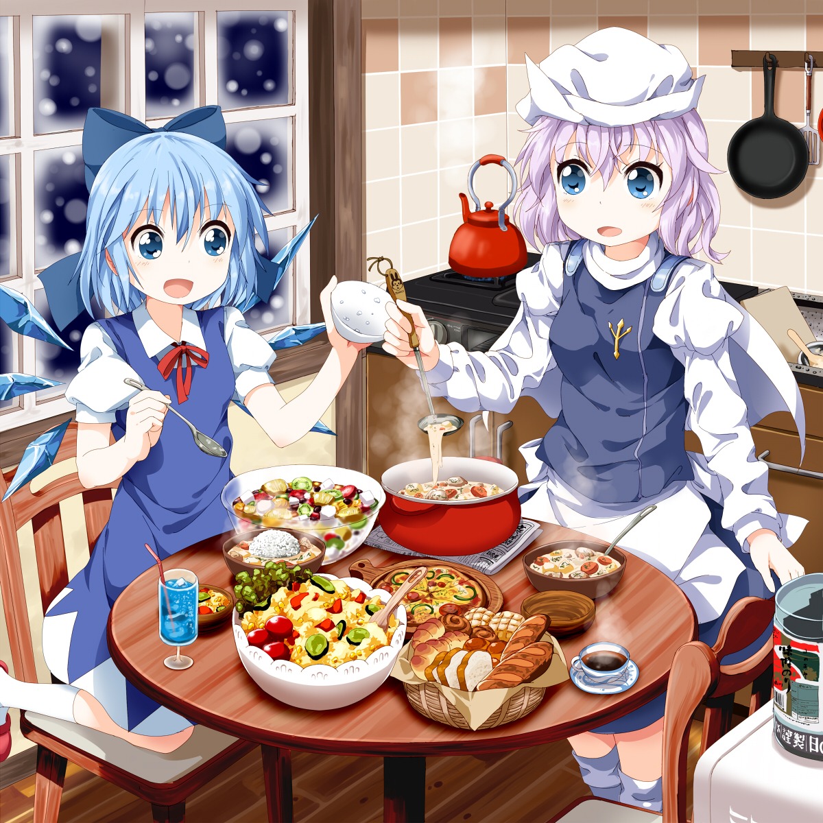 cirno letty_whiterock touhou tsurukou