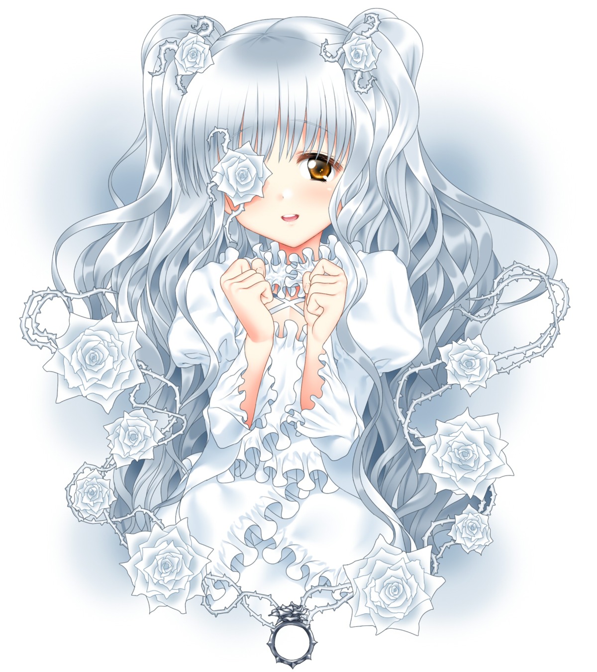 dress eyepatch kirakishou rozen_maiden suzume_inui