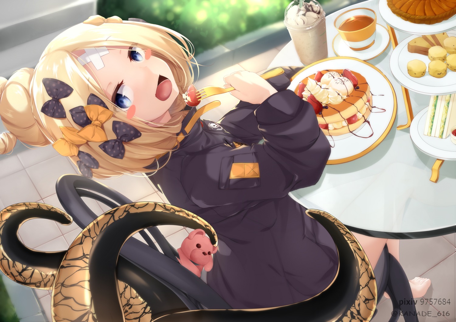 abigail_williams_(fate) bandaid fate/grand_order kana616 tentacles