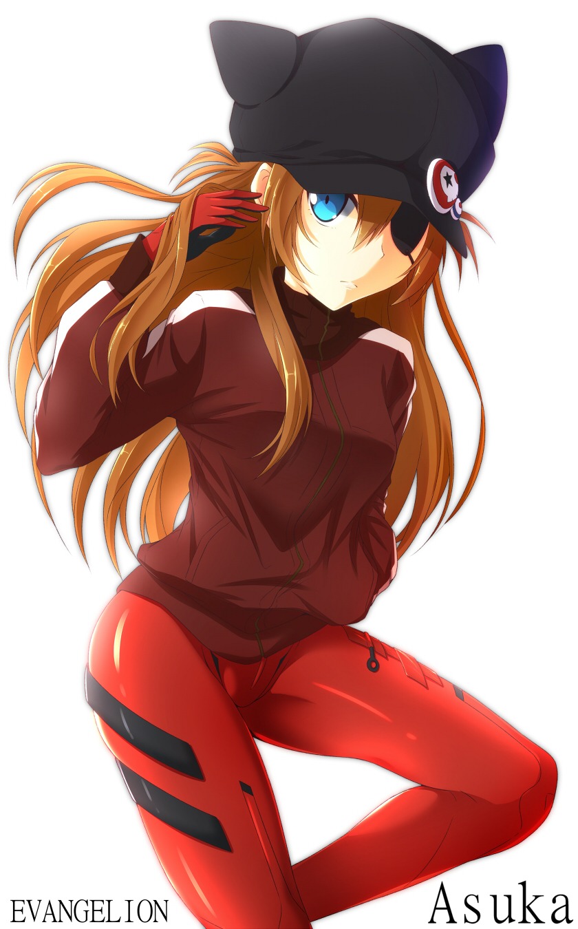 akane_miu bodysuit eyepatch neon_genesis_evangelion souryuu_asuka_langley