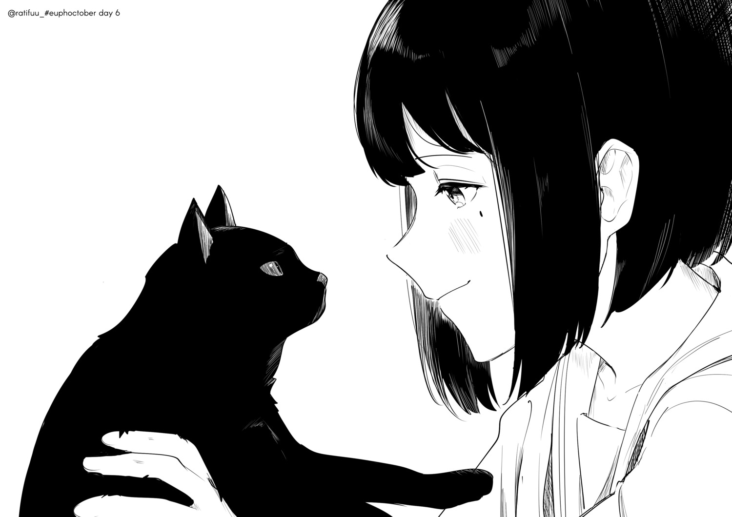 hibike!_euphonium monochrome nakaseko_kaori neko ratifuu seifuku