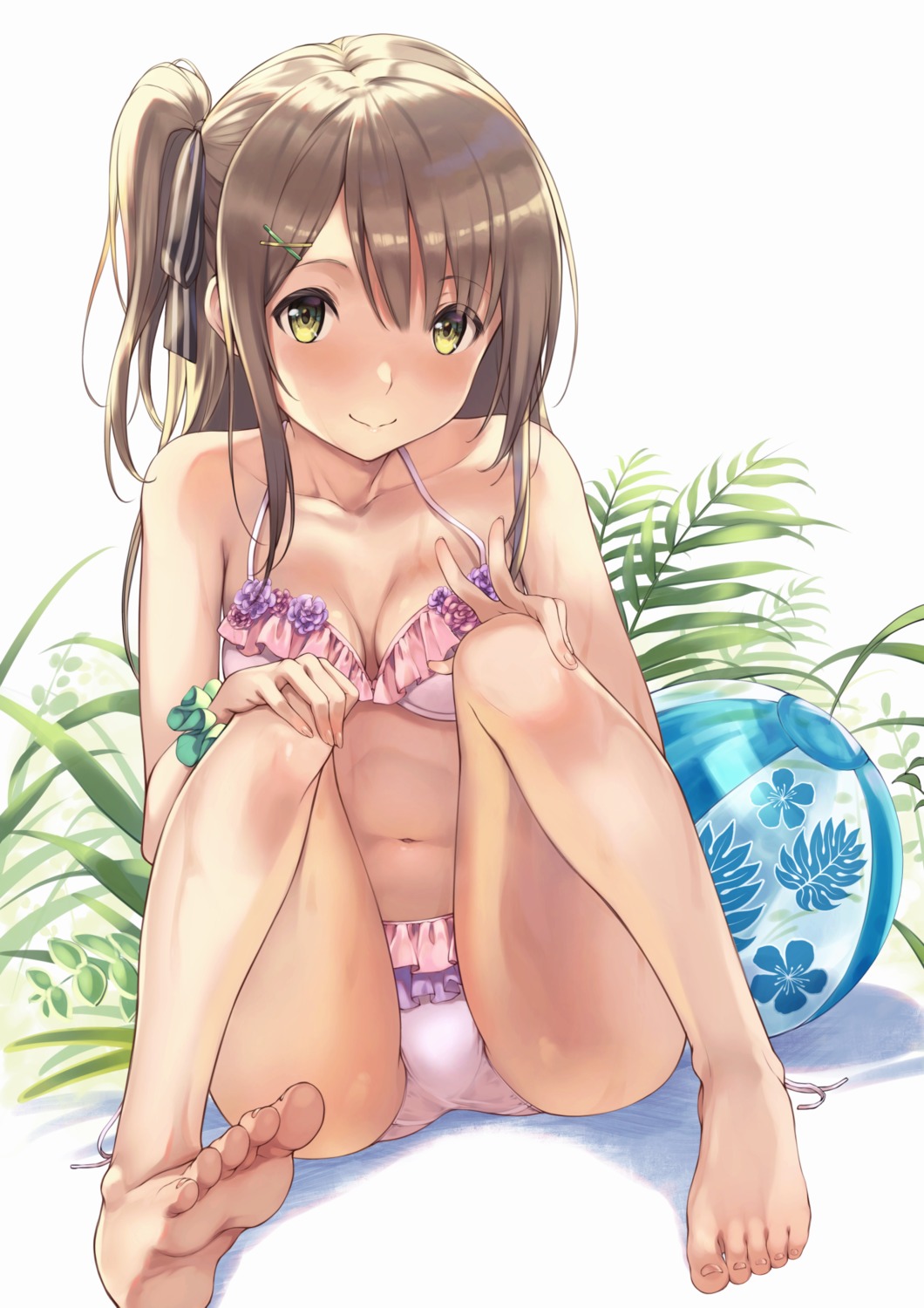 bikini chokuro cleavage feet swimsuits