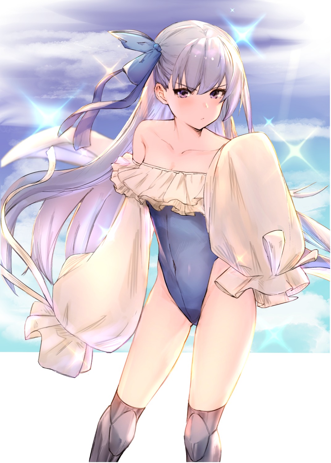 armor fate/grand_order meltryllis otomo swimsuits thighhighs