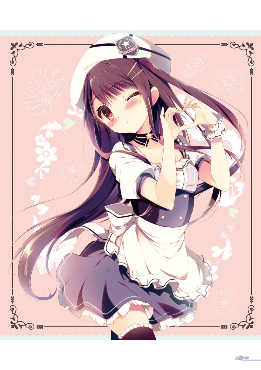 digital_version maid shiratama thighhighs