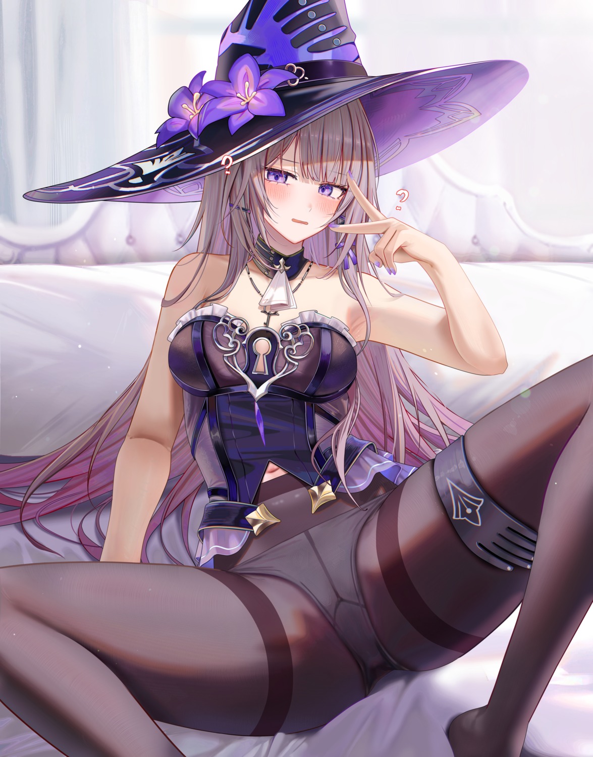 garter herta honkai:_star_rail no_bra pantsu pantyhose ru_zhai witch