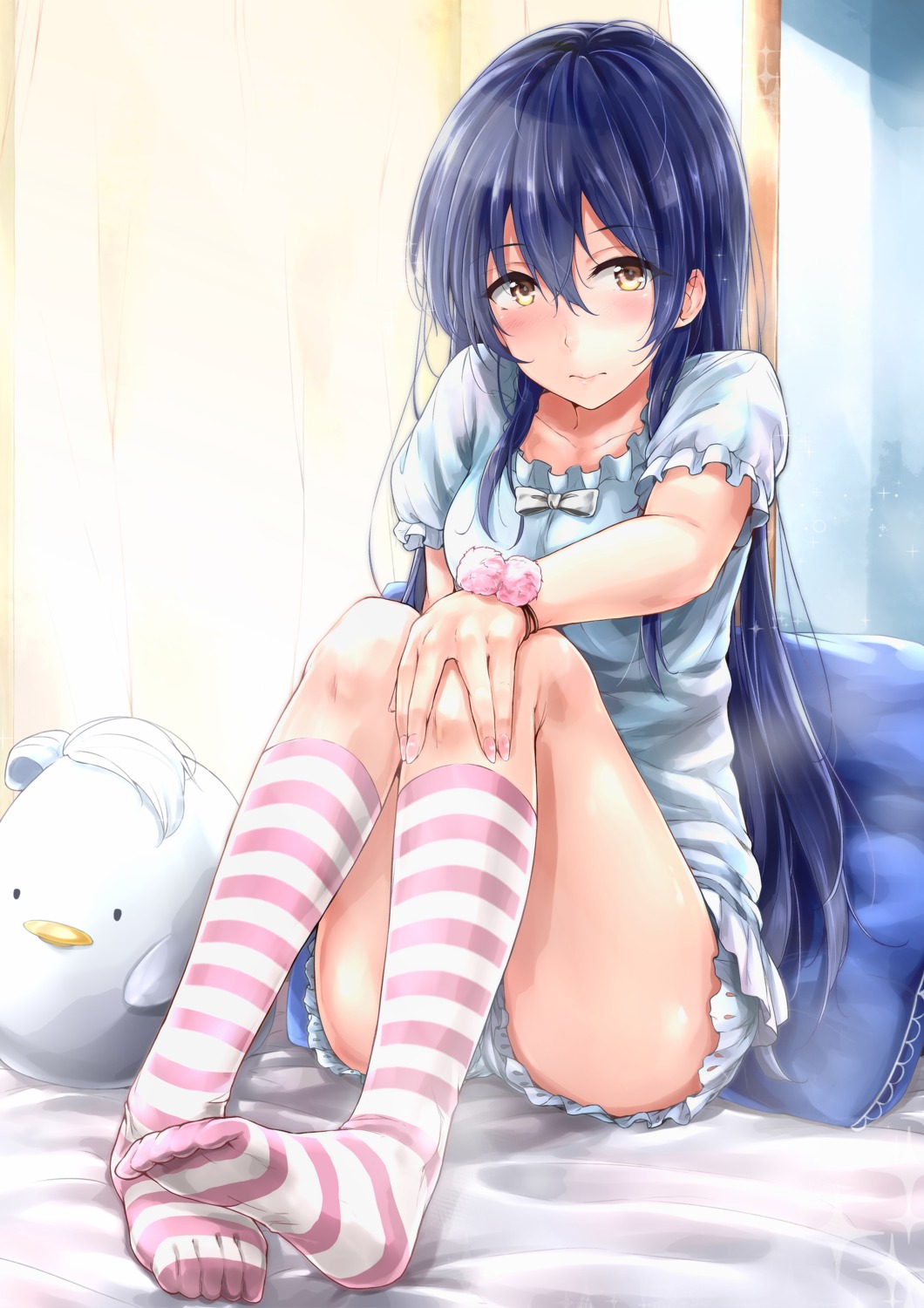 feet love_live! napo8593 pajama sonoda_umi