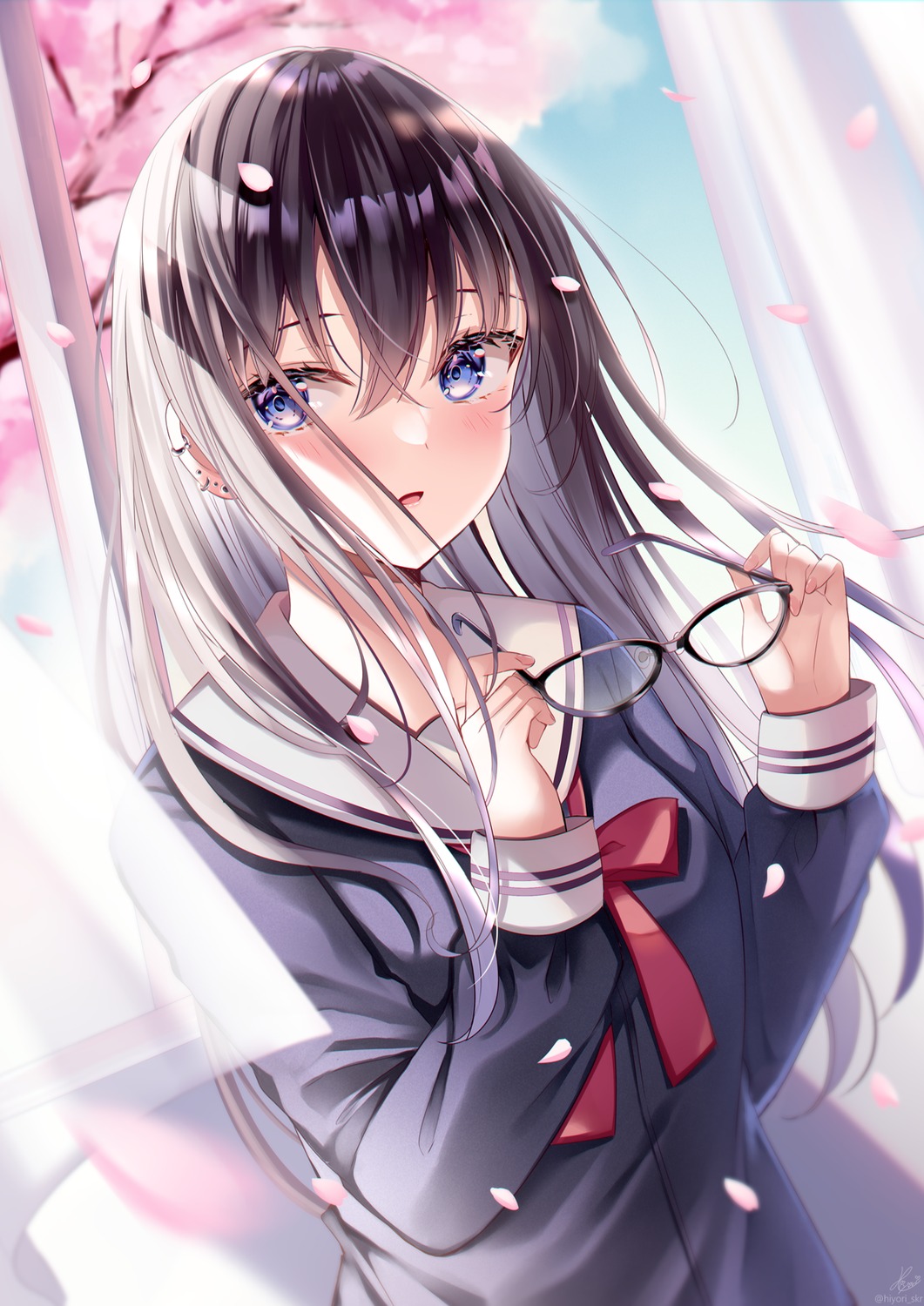 sakura hiyori megane seifuku | #1082601 | yande.re