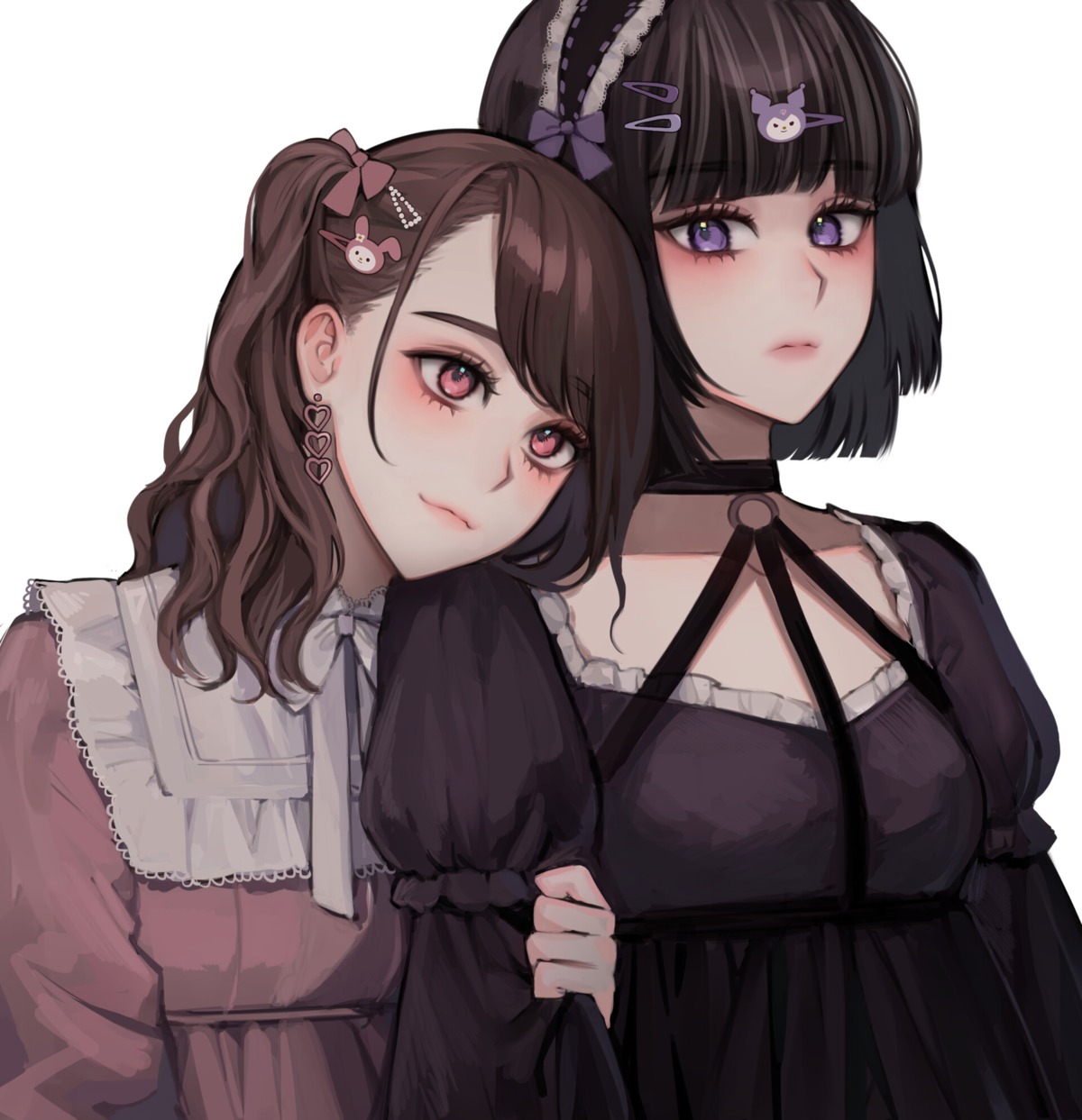 bamme dress gothic_lolita lolita_fashion yuri