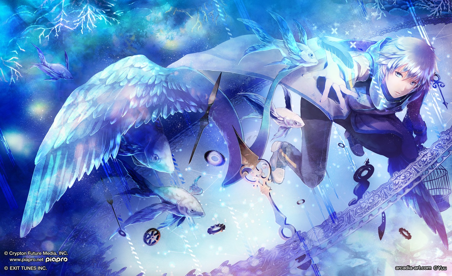 kaito male vocaloid wings yuu
