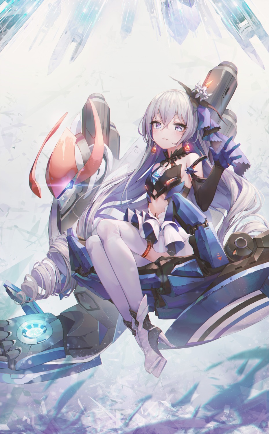 bronya_zaychik cleavage heels honkai_impact mecha thighhighs ttutto