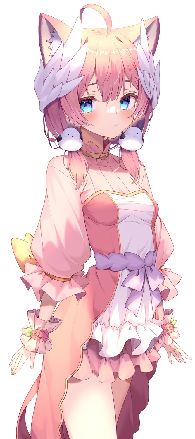 animal_ears dress jun_(aousa0328) nekomimi