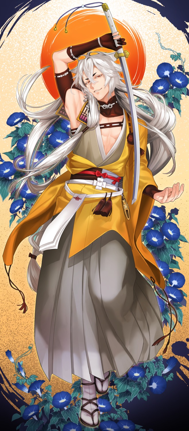 animal_ears kogitsunemaru male sine sword touken_ranbu