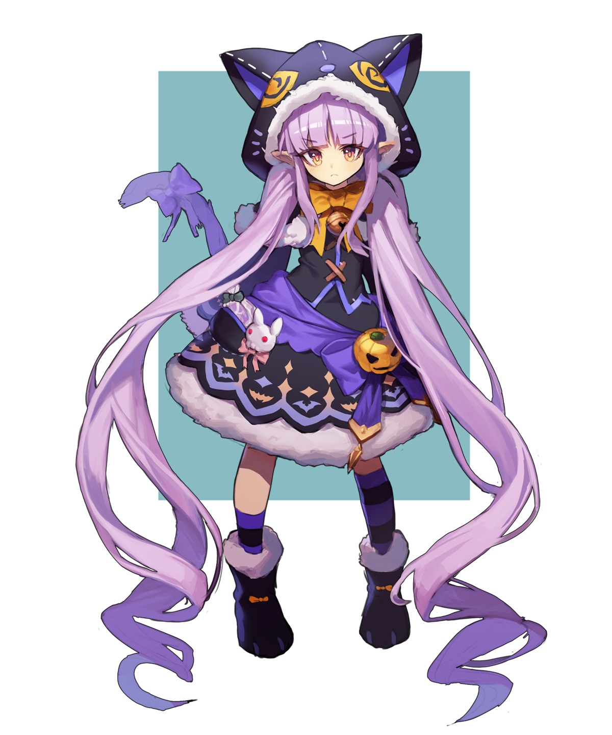 halloween hikawa_kyouka mmlyno pointy_ears princess_connect princess_connect!_re:dive tail