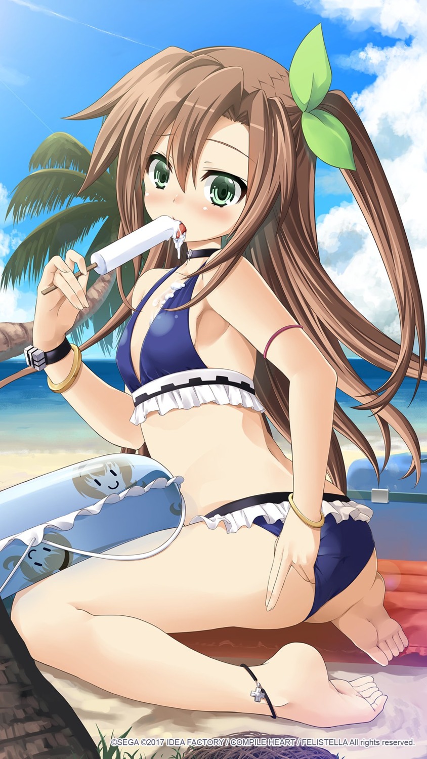 ass bikini choujigen_game_neptune choujigen_taisen_neptune_vs_sega_hard_girls compile_heart cream feet idea_factory if_(choujigen_game_neptune) swimsuits urimo