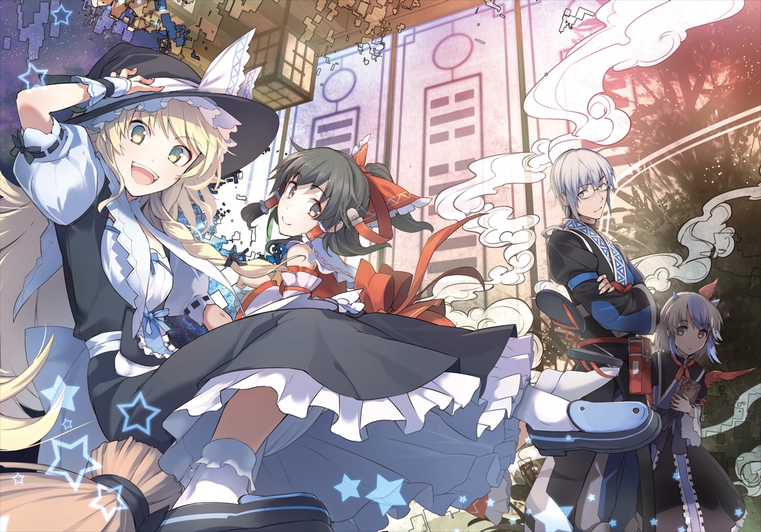 eho_(icbm) hakurei_reimu kirisame_marisa morichika_rinnosuke tokiko touhou