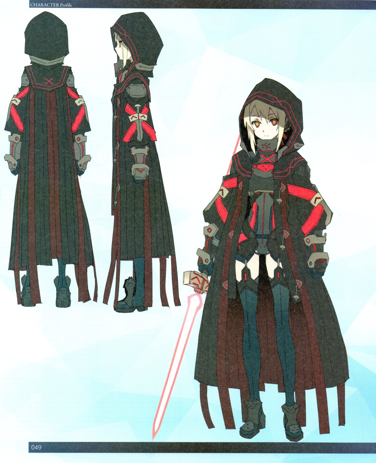 armor bunbun character_design fate/grand_order heroine_x_alter sketch stockings sword thighhighs type-moon