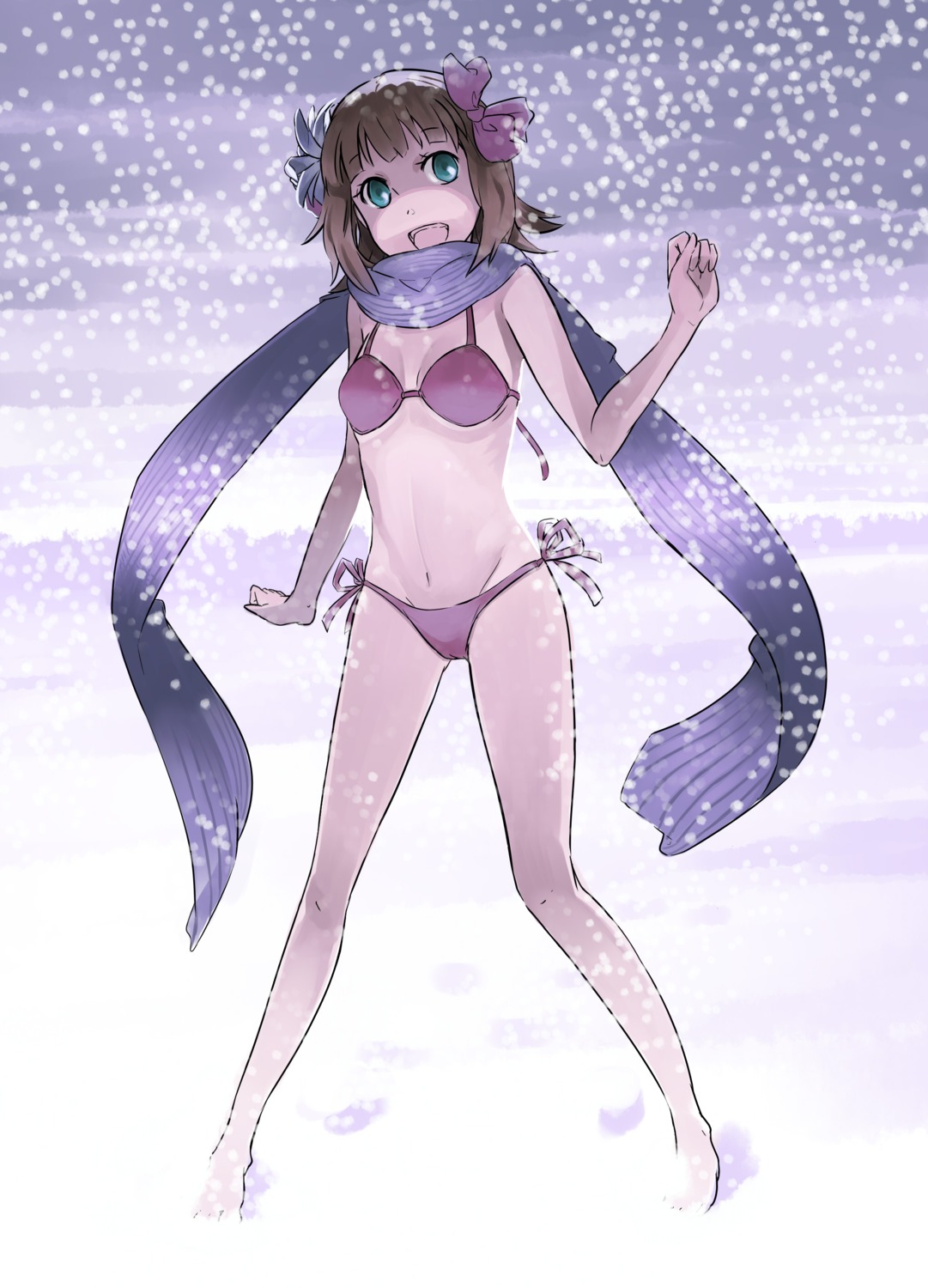 amami_haruka bikini inu_(aerodog) ne_ swimsuits the_idolm@ster