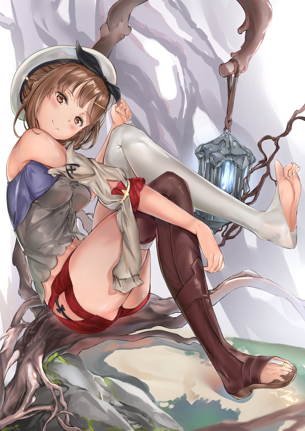 atelier atelier_ryza fana feet reisalin_stout thighhighs