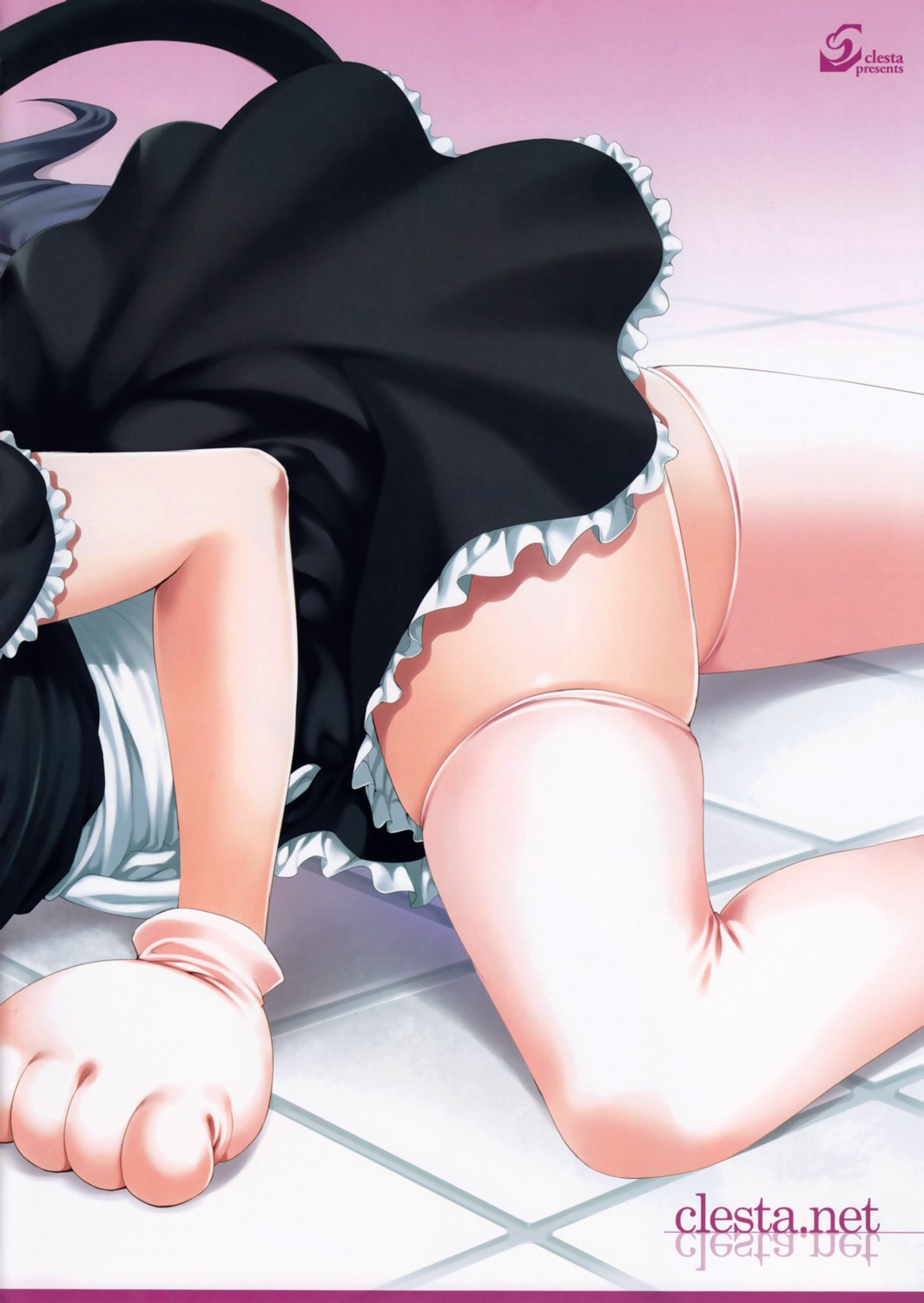 cle_masahiro clesta maid oda_raika papa_no_iukoto_wo_kikinasai! tail thighhighs