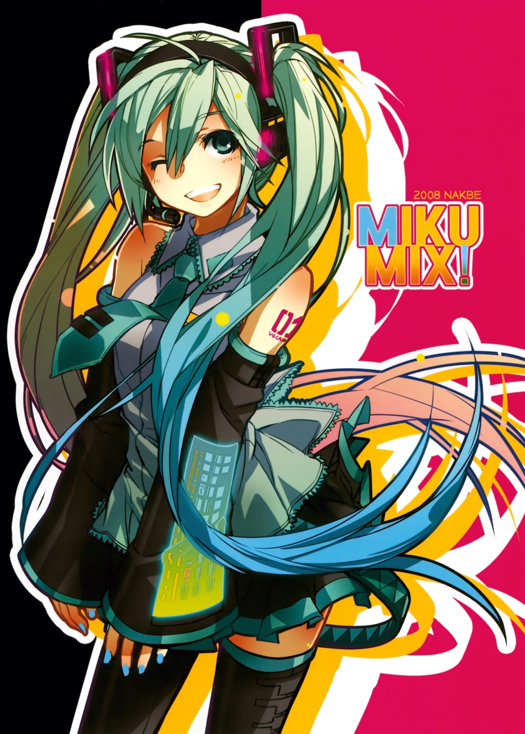 hatsune_miku nakbe vocaloid