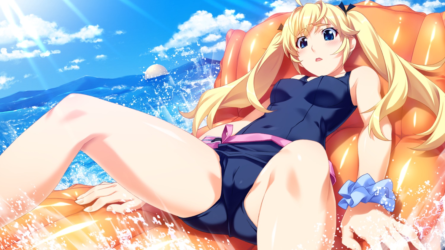 cameltoe game_cg grisaia grisaia_no_kajitsu matsushima_michiru swimsuits watanabe_akio