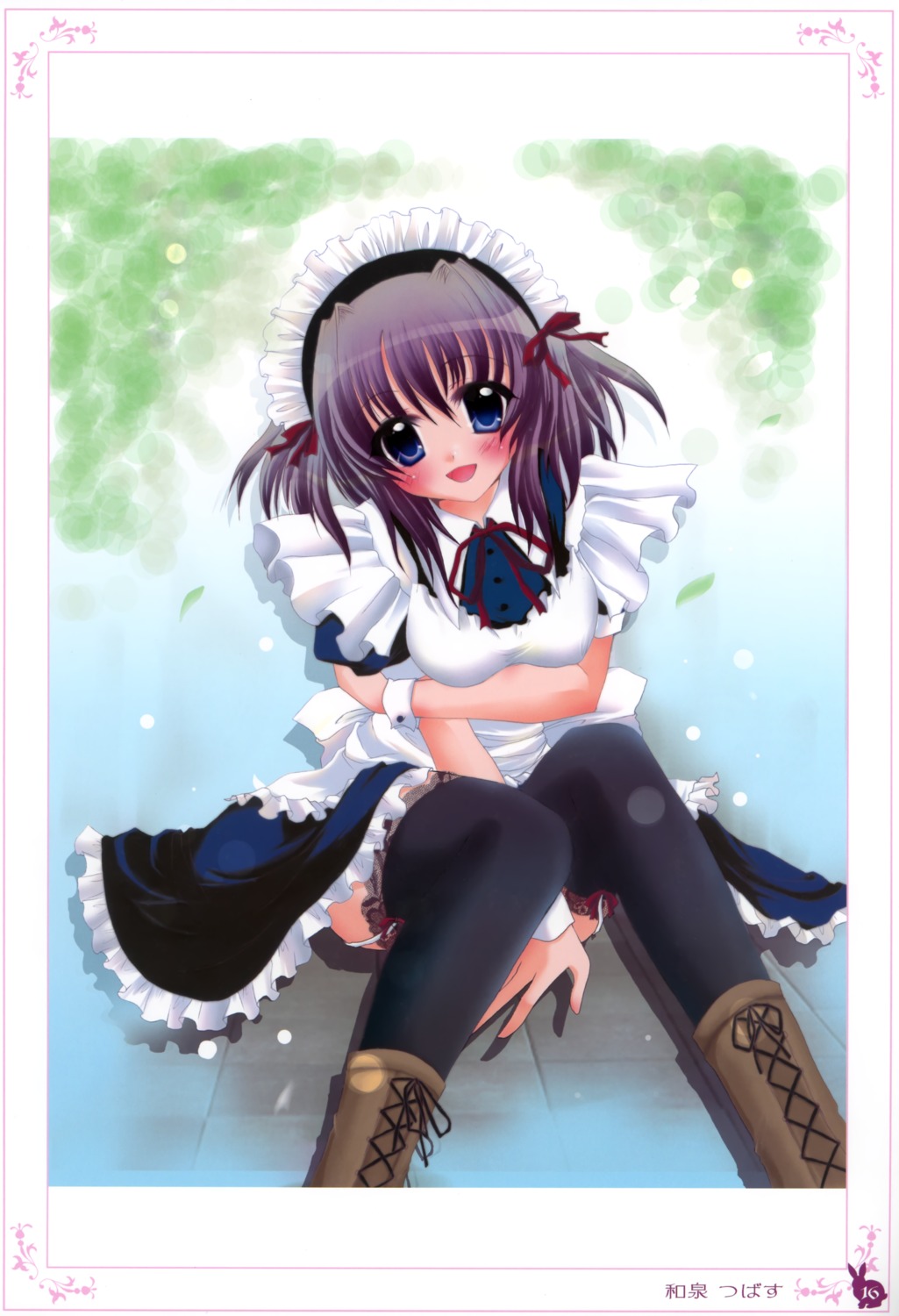 izumi_tsubasu maid thighhighs