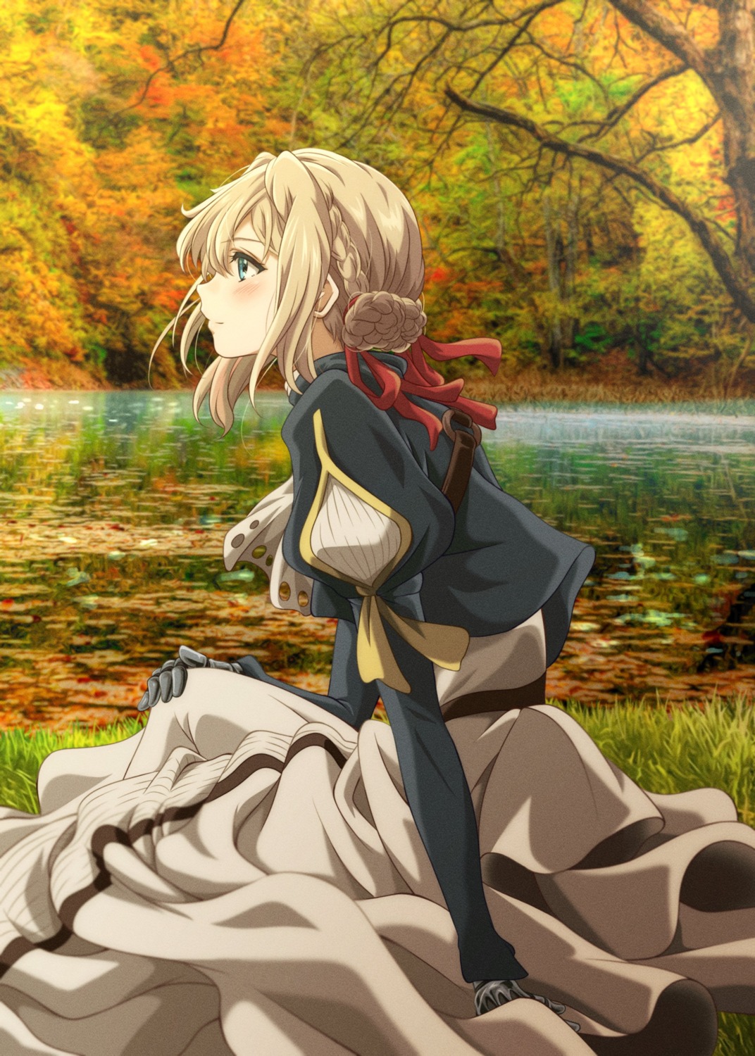 kurumiyasan ns violet evergarden violet evergarden (character) dress ...