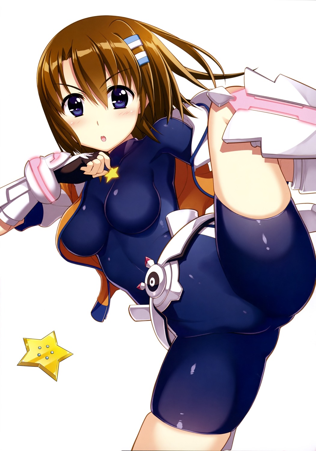 bodysuit fujima_takuya mahou_shoujo_lyrical_nanoha mahou_shoujo_lyrical_nanoha_vivid yagami_hayate