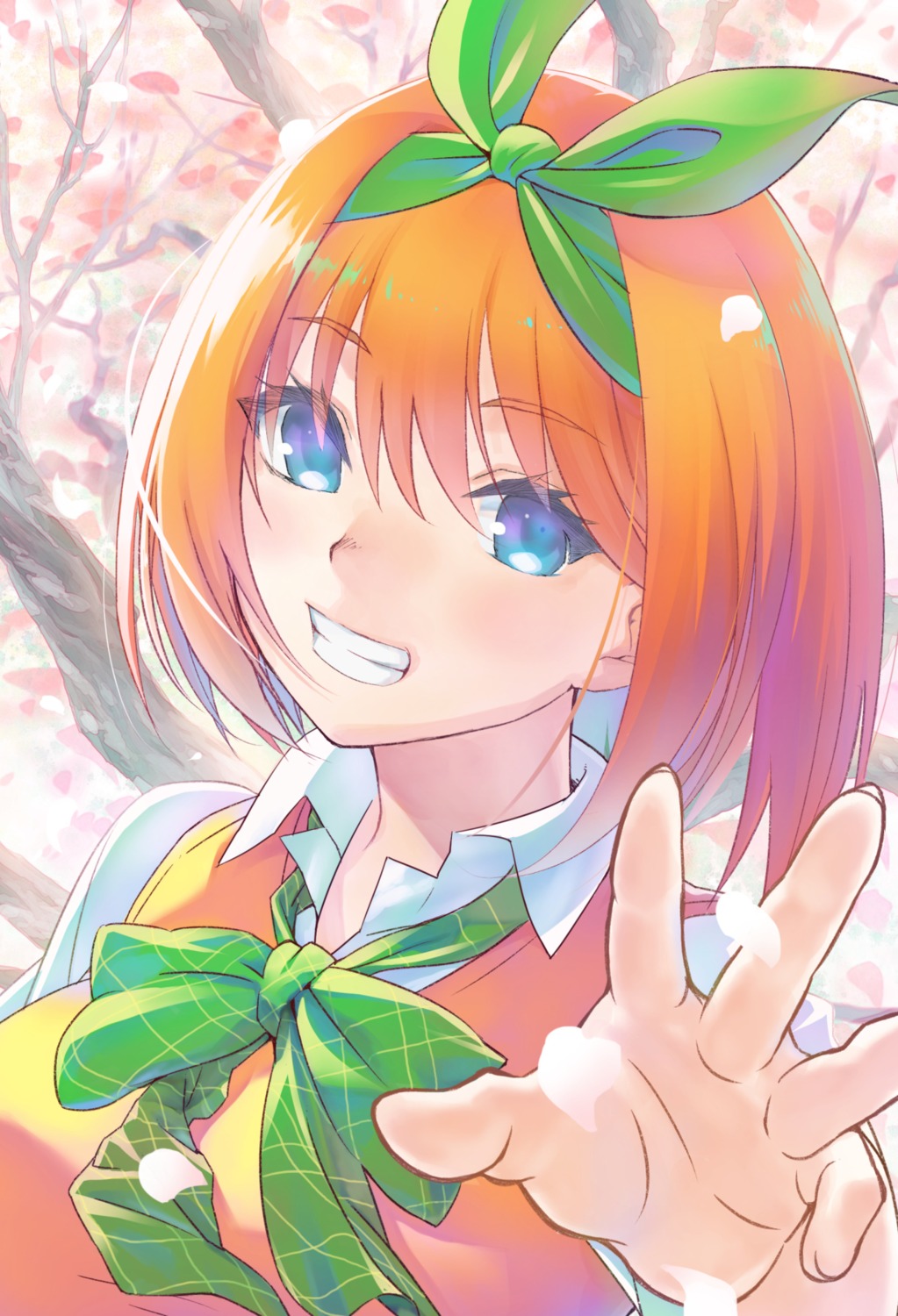 5-toubun_no_hanayome kikurin nakano_yotsuba seifuku sweater