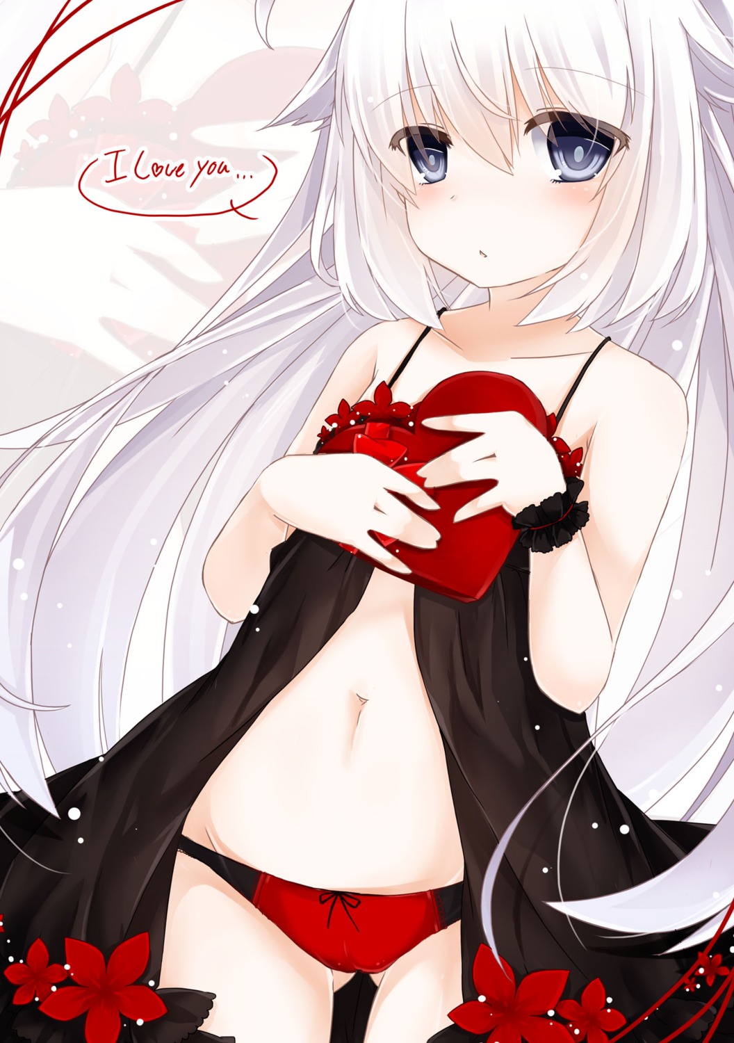 lingerie pantsu shiroyurine valentine yuu_(shiroyurine)