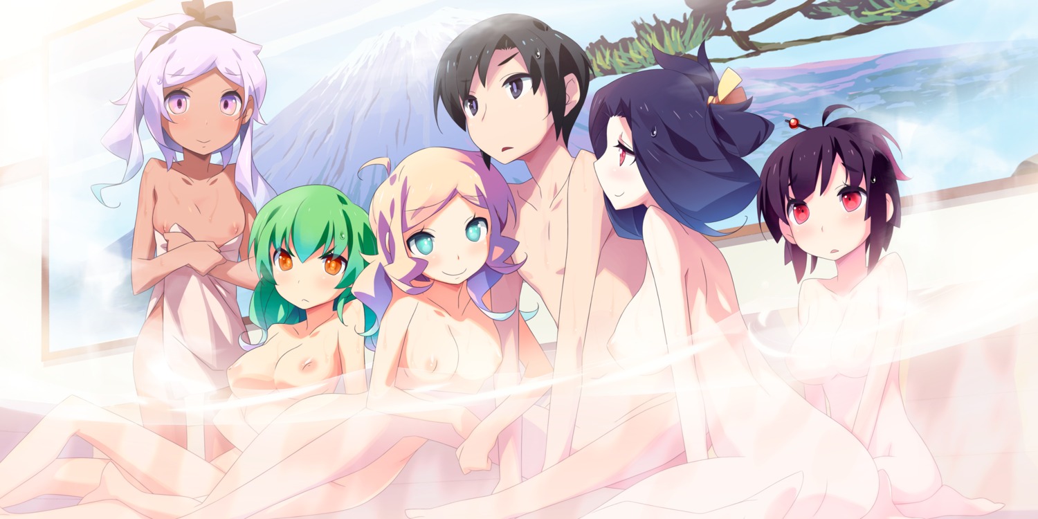 akinoko chitoseya_touko doudou_momo game_cg ichimakase_otome kaminoyu koushina_ayano light mizumoto_anri naked nipples onsen towel