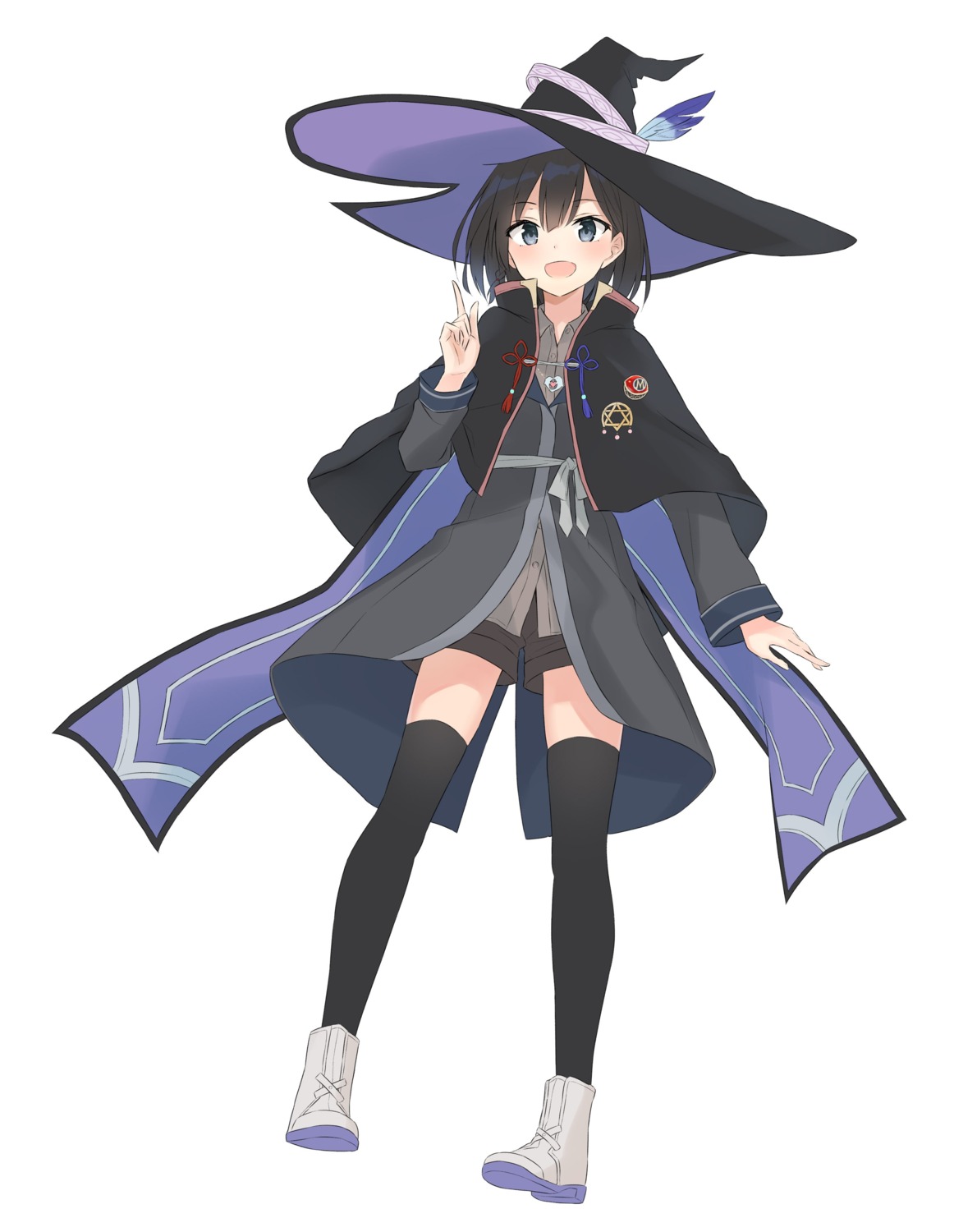 azuuru majo_no_tabitabi saya_(majo_no_tabitabi) thighhighs witch