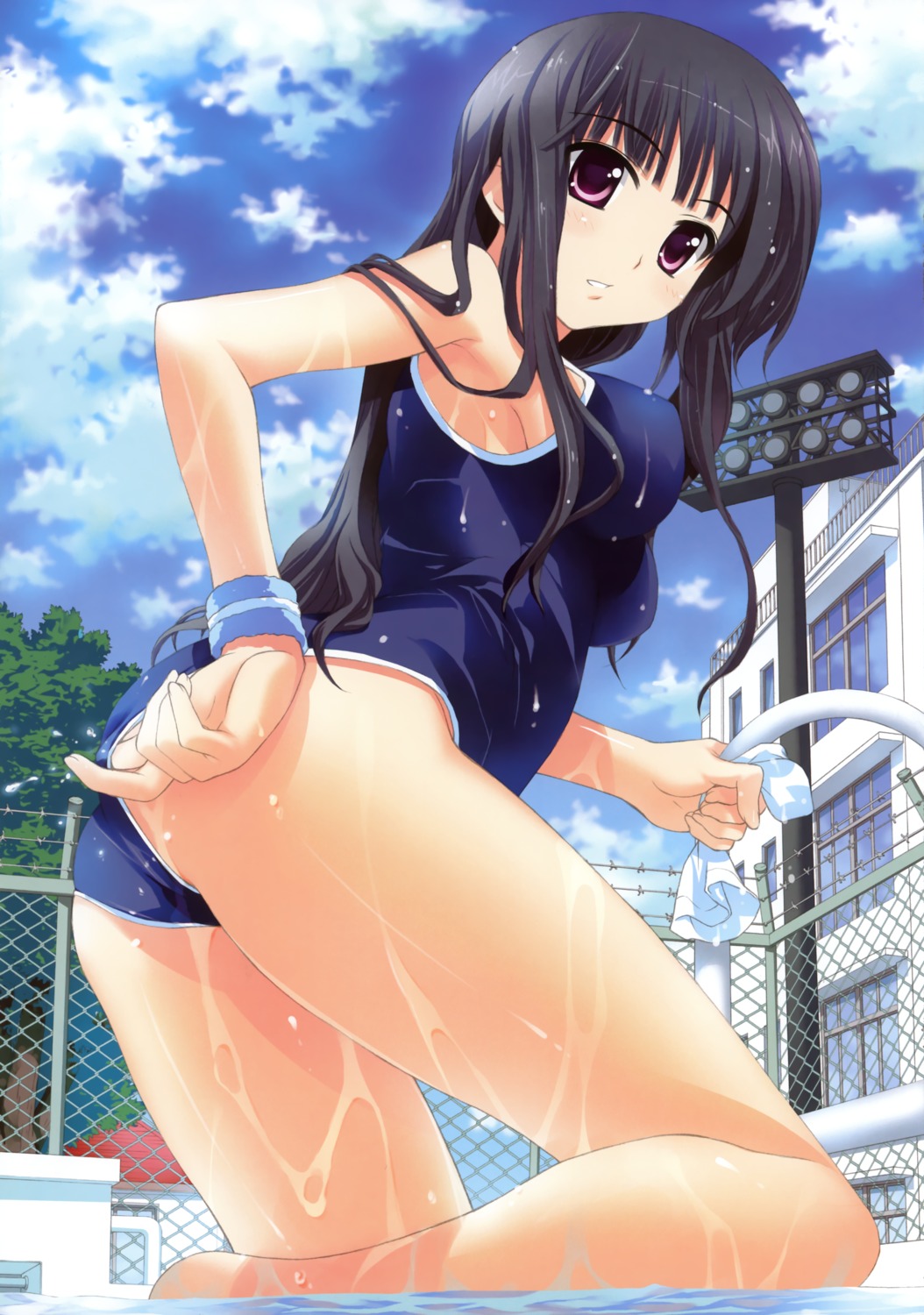 fujima_takuya swimsuits wet
