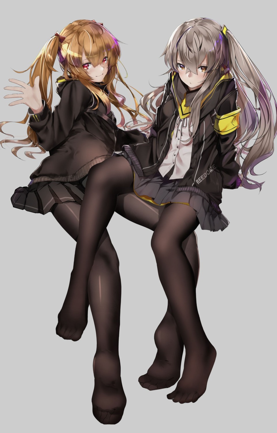 feet girls_frontline pantyhose pirapira3510 ump45_(girls_frontline) ump9_(girls_frontline)