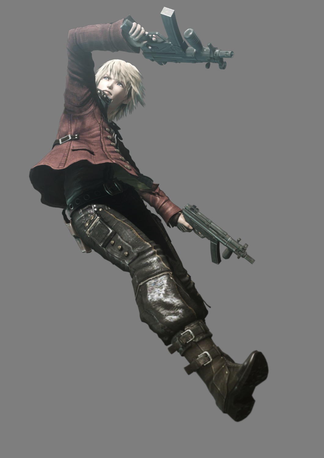 cg gun male resonance_of_fate transparent_png zephyr_(resonance_of_fate)